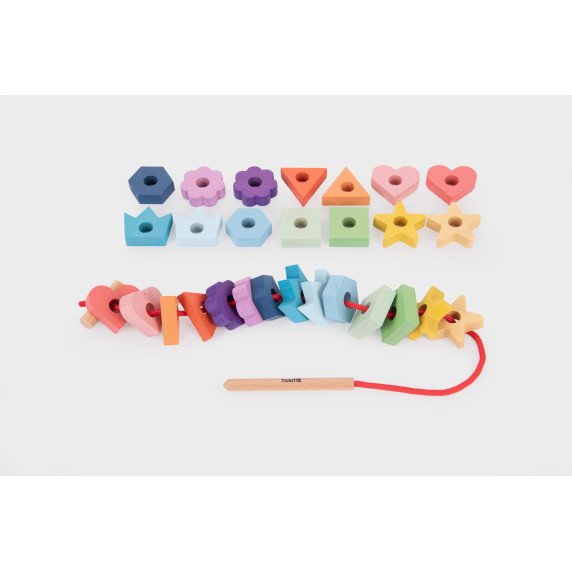 GEOMETRINĖS FIGŪROS Vėrimo žaidimas vaikams