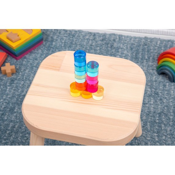 Spalvotų sensorinių apskritimų rinkinys (10 vnt.)