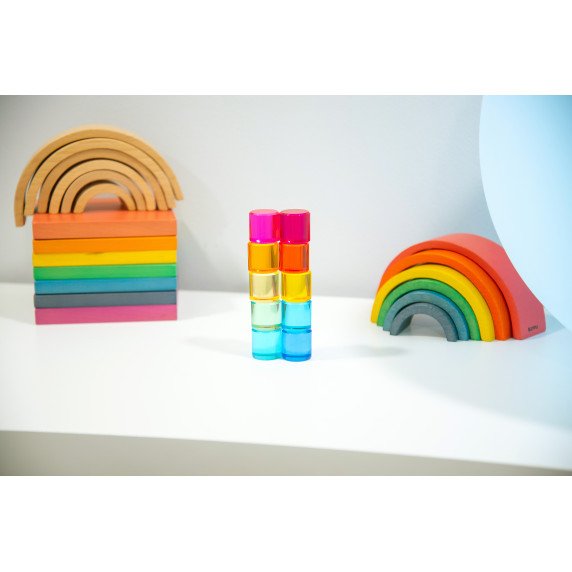 Spalvotų sensorinių apskritimų rinkinys (10 vnt.)