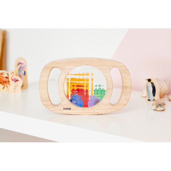 Plokštelė su kaleidoskopo efektu