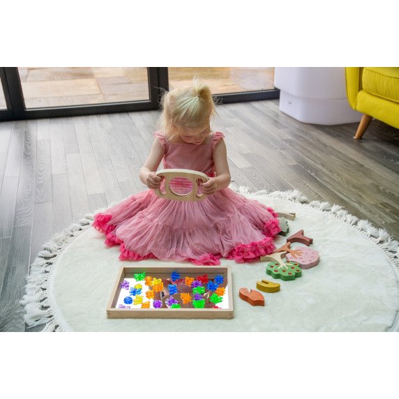 Plokštelė su kaleidoskopo efektu