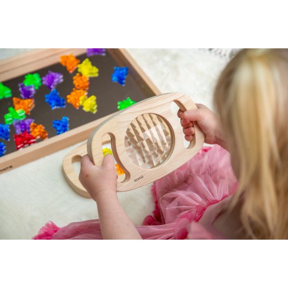 Plokštelė su kaleidoskopo efektu