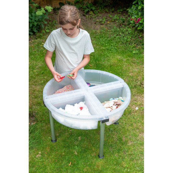 Tyrinėjimo padėklai su stovu