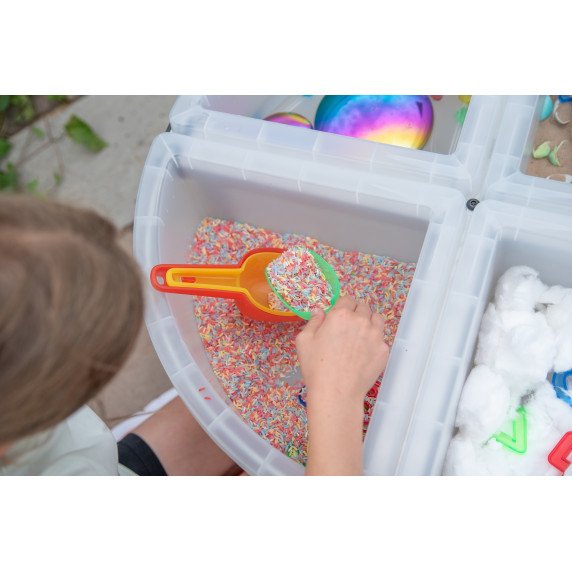 Tyrinėjimo padėklai su stovu