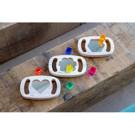 Rankinių veidrodžių rinkinys vaikams (3 vnt.)