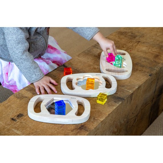 Rankinių veidrodžių rinkinys vaikams (3 vnt.)