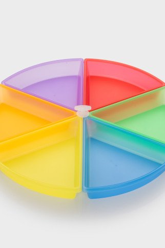 Spalvoti tyrinėjimo padėklai (6 vnt.)