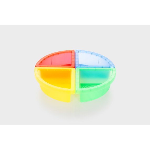 Spalvoti sensoriniai padėklai (4 vnt.)