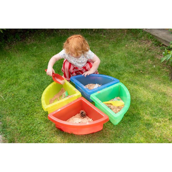 Spalvoti sensoriniai padėklai (4 vnt.)