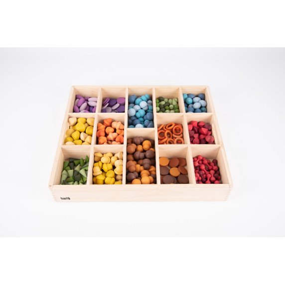 Medinis rūšiavimo padėklas - 14 skyrių