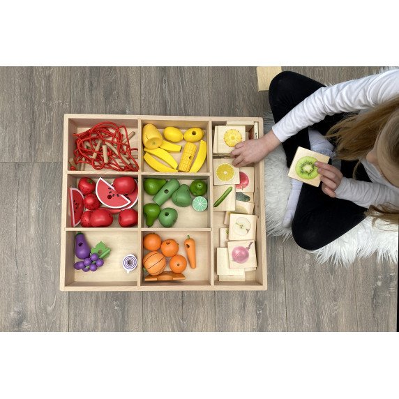 Padėklas rūšiavimui - 7 skyriai