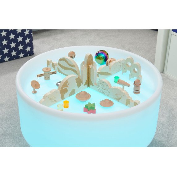 Medinės pertvaros grupiniams žaidimams „Visatos pažinimas”