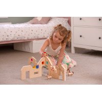 Medinė žaidimų pertvara „Ūkio pažinimas” Medinė žaidimų pertvara „Ūkio pažinimas”