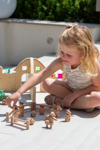 Medinių kaladėlių rinkinys „Ūkio pažinimas” (15 vnt.) Medinių kaladėlių rinkinys „Ūkio pažinimas” (15 vnt.)