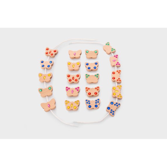 DRUGELIAI Ergoterapinis vėrimo žaidimas