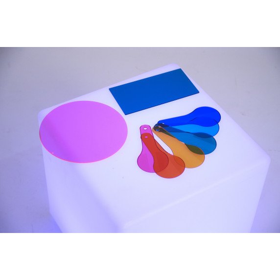 Šviečiantis sensorinis LED kubas