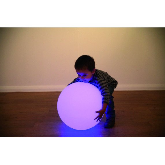 Didelis sensorinis šviečiantis kamuolys