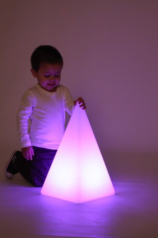 Sensorinė LED piramidė