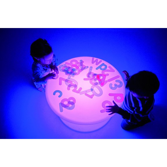 Šviečiantis sensorinis LED stalas tyrinėjimui - nusiraminimui