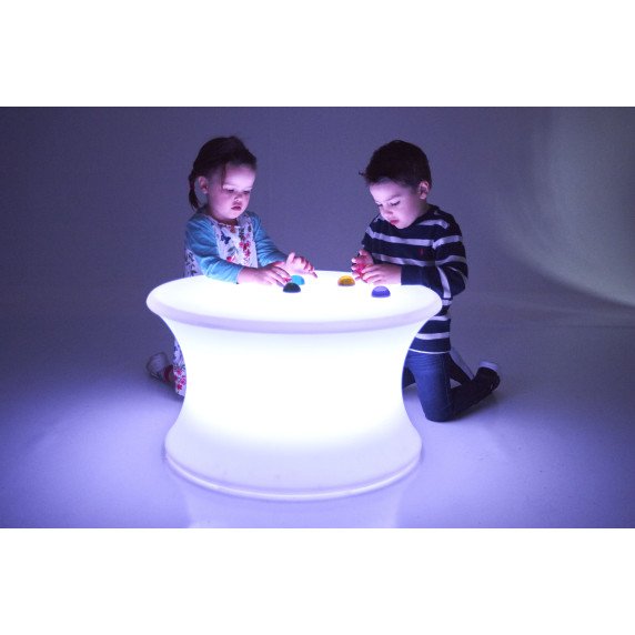 Šviečiantis sensorinis LED stalas tyrinėjimui - nusiraminimui