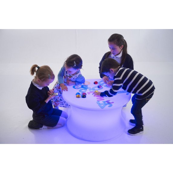 Šviečiantis sensorinis LED stalas tyrinėjimui - nusiraminimui