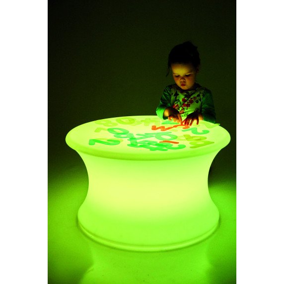 Šviečiantis sensorinis LED stalas tyrinėjimui - nusiraminimui