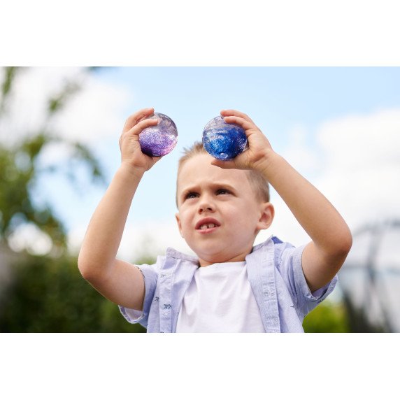 Sensoriniai spalvoti blizgučių kamuoliai (7 vnt.)