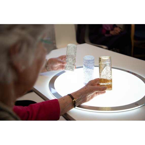 Sensoriniai cilindrai su blizgučiais (3 vnt.)