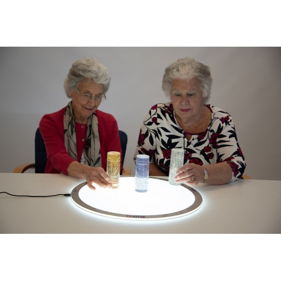 Sensoriniai cilindrai su blizgučiais (3 vnt.)