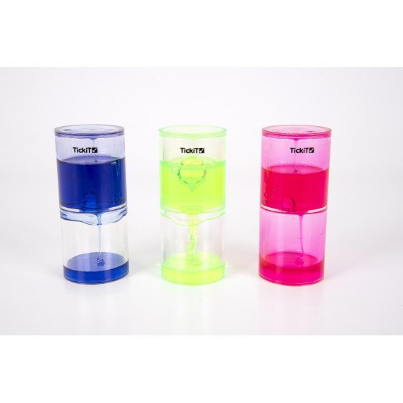 Permatomi indeliai su judančiu skysčiu (3 vnt.)