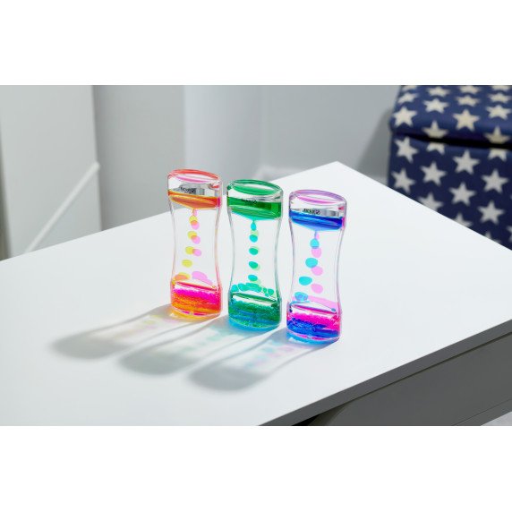 Sensoriniai skysčio cilindrai šviesos stalui (3 vnt.)