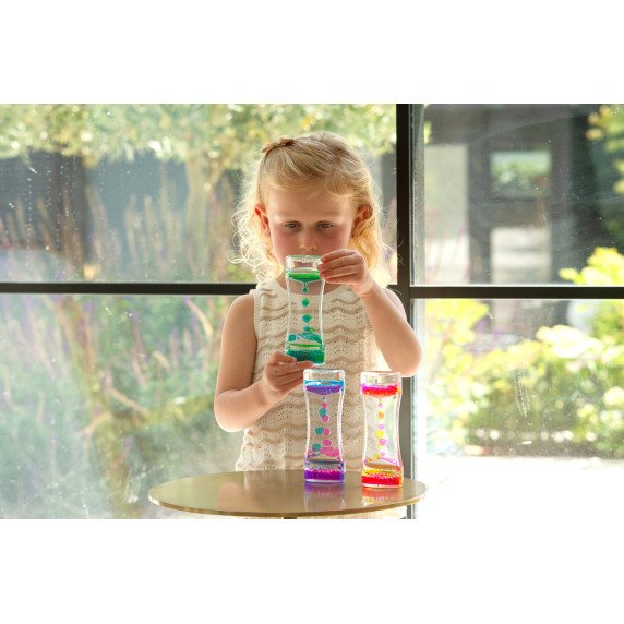 Sensoriniai skysčio cilindrai šviesos stalui (3 vnt.)